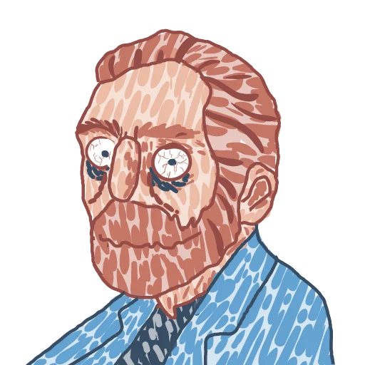 😳 Стикер «Van Gogh pack [ANKA Design store]» для Telegram