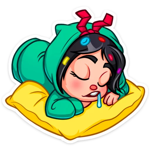 😴 Стикер «Ванилопа фон Кекс» для Telegram