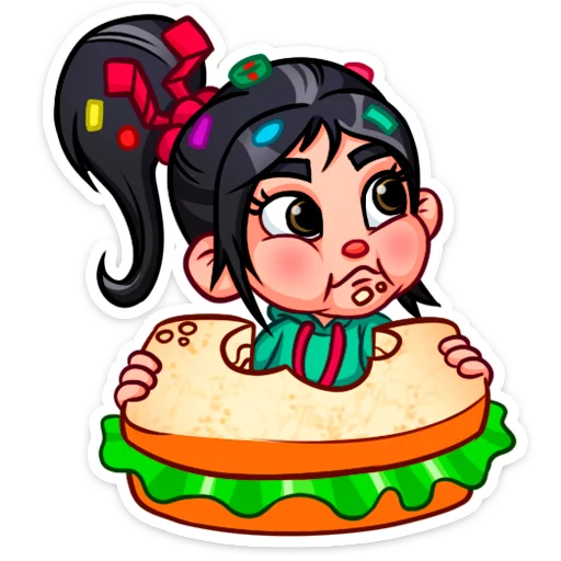 🥪 Стикер «Ванилопа фон Кекс» для Telegram