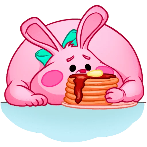 🥞 Стикер «Ванилопа фон Кекс Без Текста» для Telegram