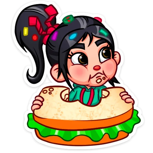 🥪 Стикер «Ванилопа фон Кекс» для Telegram