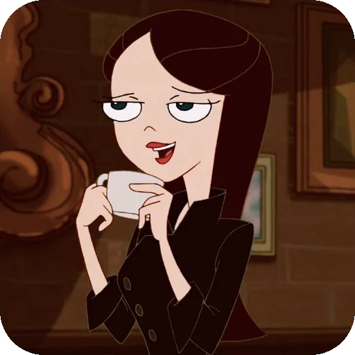 🍵 Стикер «Vanessa» для Telegram