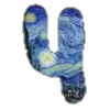 🔤 Эмодзи «Шрифт Ван Гог Font Van Gogh» для Telegram