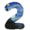 2⃣ Эмодзи «Шрифт Ван Гог Font Van Gogh» для Telegram