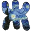 🔤 Эмодзи «Шрифт Ван Гог Font Van Gogh» для Telegram