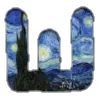 🔤 Эмодзи «Шрифт Ван Гог Font Van Gogh» для Telegram