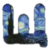 🔤 Эмодзи «Шрифт Ван Гог Font Van Gogh» для Telegram