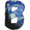 🔤 Эмодзи «Шрифт Ван Гог Font Van Gogh» для Telegram