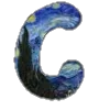 🔤 Эмодзи «Шрифт Ван Гог Font Van Gogh» для Telegram