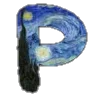 🔤 Эмодзи «Шрифт Ван Гог Font Van Gogh» для Telegram