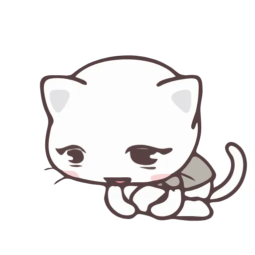 😵 Стикер «Vanilla and Pepper Cat» для Telegram