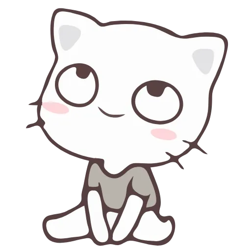 🙄 Стикер «Vanilla and Pepper Cat» для Telegram