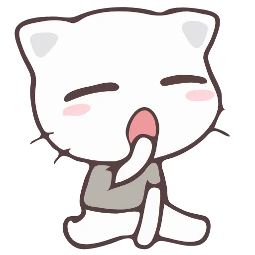 🤤 Стикер «Vanilla and Pepper Cat» для Telegram