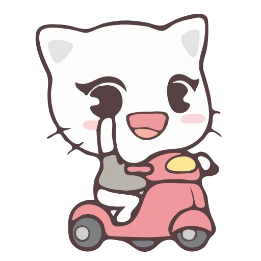 👋 Стикер «Vanilla and Pepper Cat» для Telegram