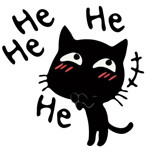 😁 Стикер «Vanilla and Pepper Cat» для Telegram