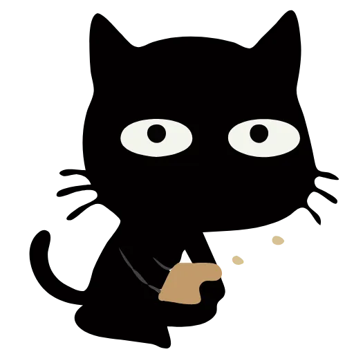 👀 Стикер «Vanilla and Pepper Cat» для Telegram