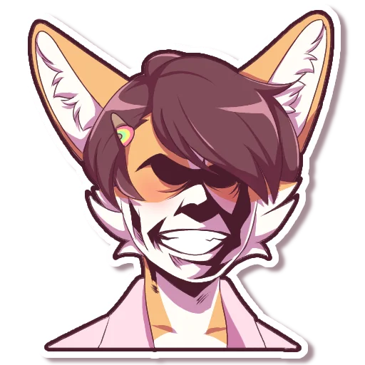 👺 Стикер «Vanilla Corgi» для Telegram