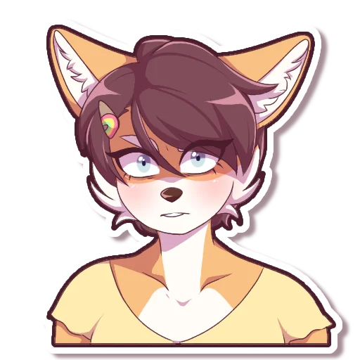 😠 Стикер «Vanilla Corgi» для Telegram