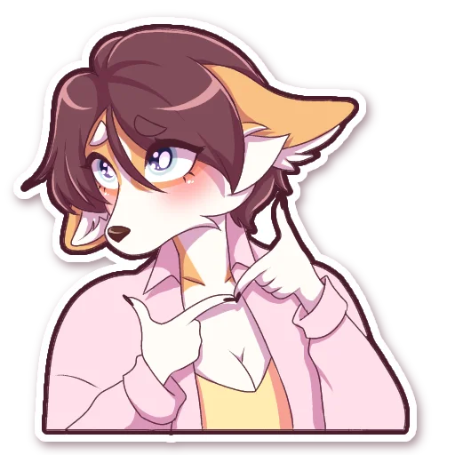 🥺 Стикер «Vanilla Corgi» для Telegram
