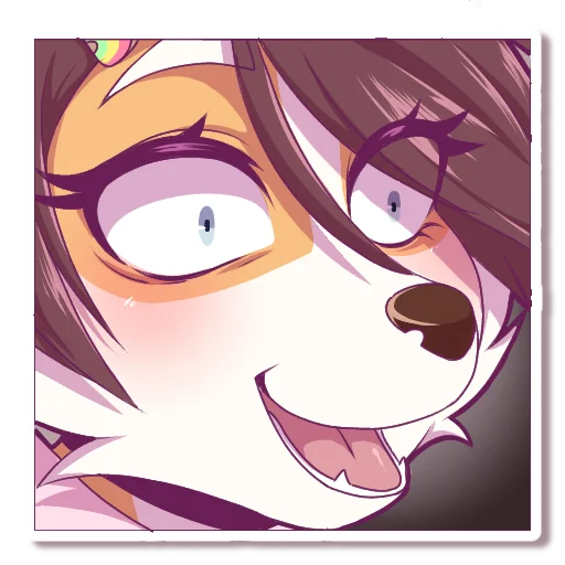 🙂 Стикер «Vanilla Corgi» для Telegram