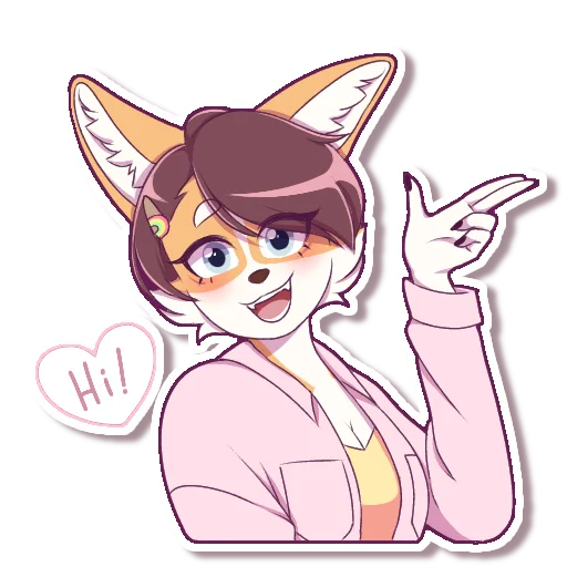 Стикерпак Vanilla Corgi для Telegram