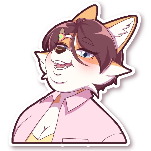 😏 Стикер «Vanilla Corgi» для Telegram