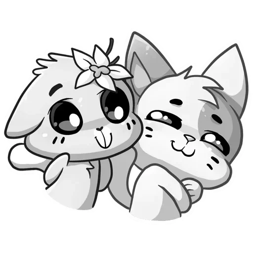 🧣 Стикер «Ванилька серая» для Telegram