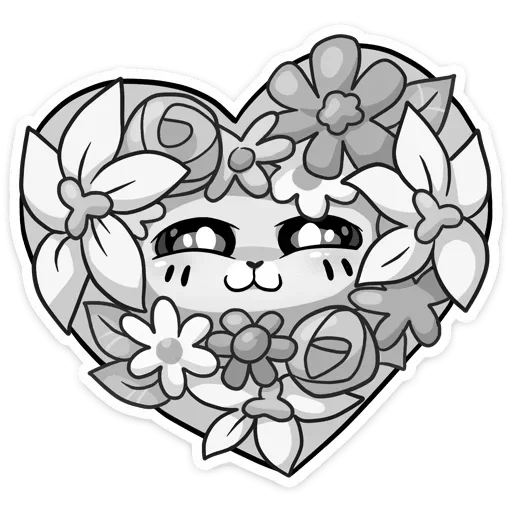 🧣 Стикер «Ванилька серая» для Telegram
