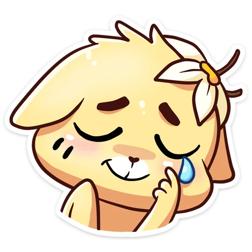 🥲 Стикер «Ванилька без надписей» для Telegram