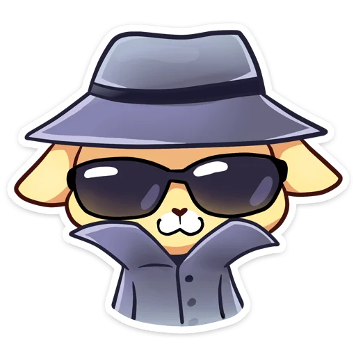 😎 Стикер «Ванилька без надписей» для Telegram
