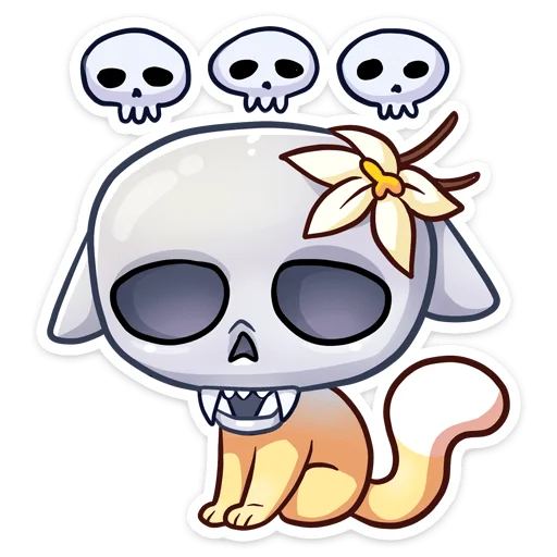 💀 Стикер «Ванилька без надписей» для Telegram