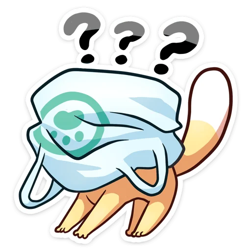😶 Стикер «Ванилька без надписей» для Telegram