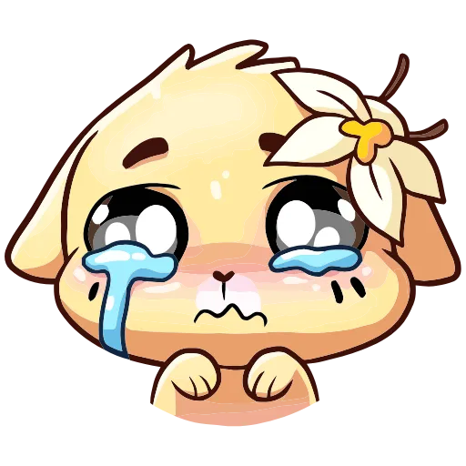 😭 Эмодзи «Клубничная Ванилька» для Telegram