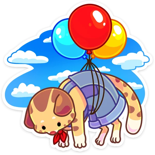 🎈 Стикер «Тигруша Ванюша» для Telegram