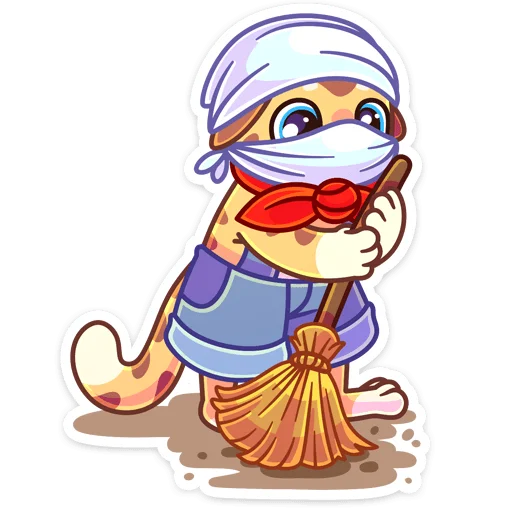 😷 Стикер «Тигруша Ванюша» для Telegram