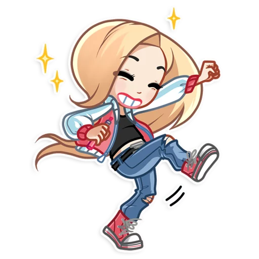 💃 Стикер «Vaper Girl» для Telegram