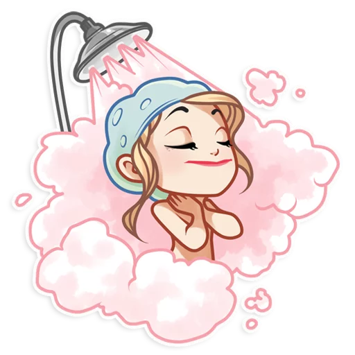 🚿 Стикер «Vaper Girl» для Telegram