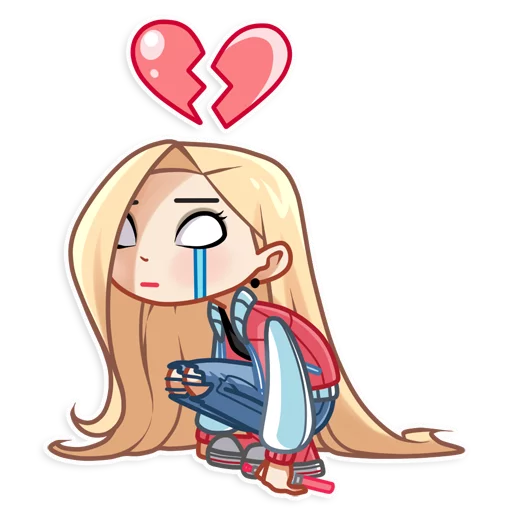 💔 Стикер «Vaper Girl» для Telegram