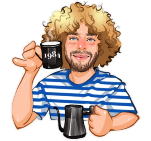 ☕️ Стикер «Всё будет» для Telegram
