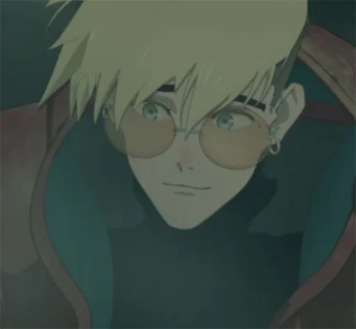 😌 Стикер «The Human Tragedy of Vash The Stampede Trigun» для Telegram