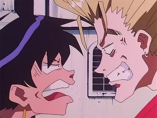 😡 Стикер «The Human Tragedy of Vash The Stampede Trigun» для Telegram