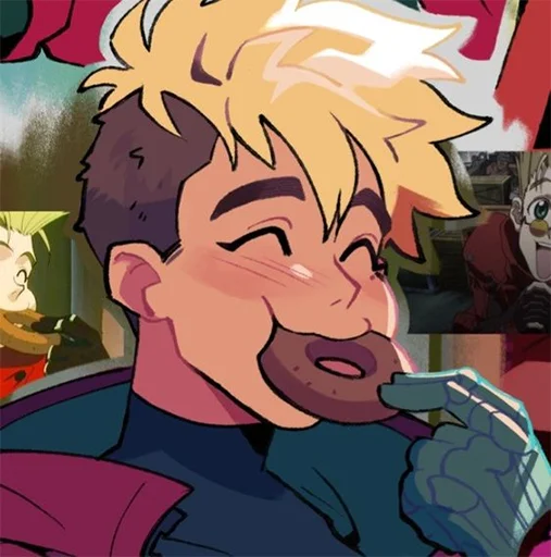 Стикерпак The Human Tragedy of Vash The Stampede Trigun для Telegram