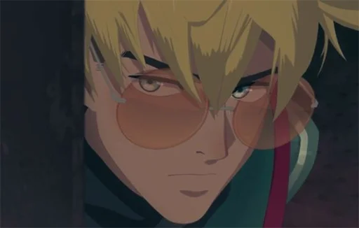 😡 Стикер «The Human Tragedy of Vash The Stampede Trigun» для Telegram