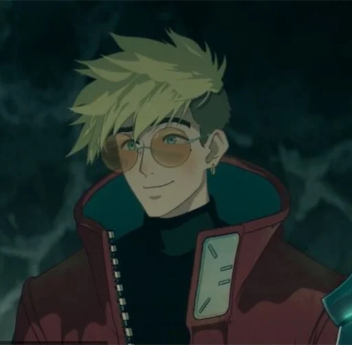 🙂 Стикер «The Human Tragedy of Vash The Stampede Trigun» для Telegram