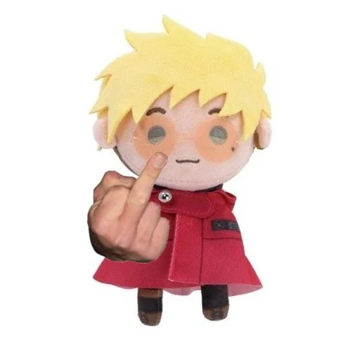 🖕 Стикер «The Human Tragedy of Vash The Stampede Trigun» для Telegram