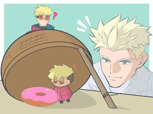 😈 Стикер «The Human Tragedy of Vash The Stampede Trigun» для Telegram
