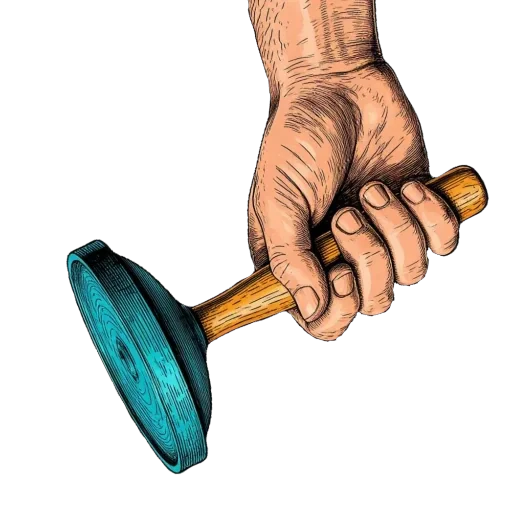 🫥 Стикер «Сантехник Вася» для Telegram