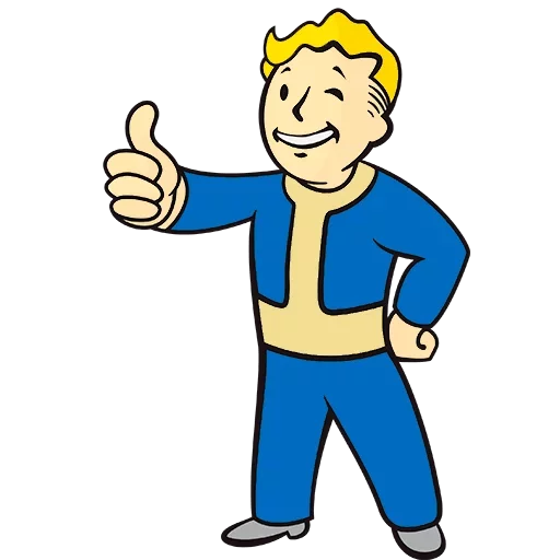 👍 Стикер «Vault boy» для Telegram