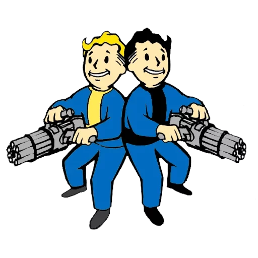 👬 Стикер «Vault boy» для Telegram