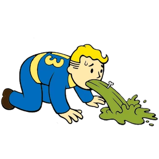 😵 Стикер «Vault boy» для Telegram